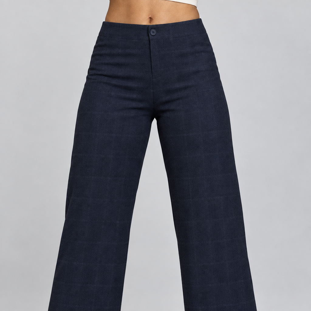 A7X Elara Blue Powerform Office Pants for Women