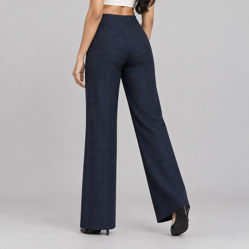 A7X Elara Blue Powerform Office Pants for Women