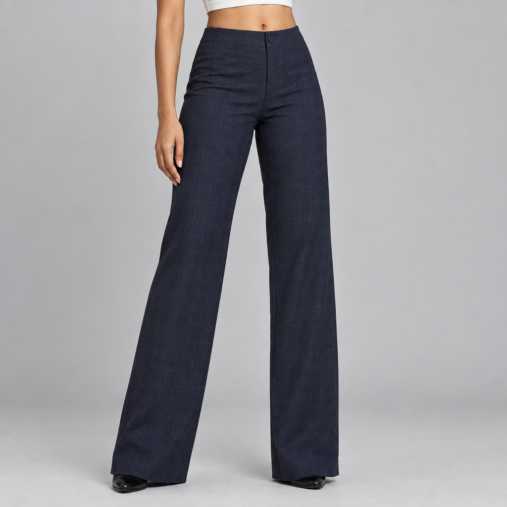 A7X Elara Blue Powerform Office Pants for Women