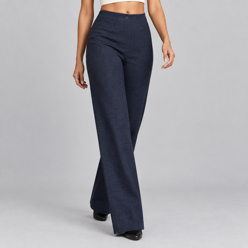 A7X Elara Blue Powerform Office Pants for Women